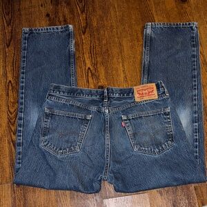 Levi's 505 Men's Deep Blue Straight Jeans